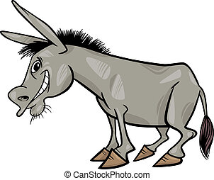 Gray donkey Clipart and Stock Illustrations. 309 Gray donkey vector EPS ...