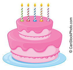 Pink cake Clipart Vector and Illustration. 8,773 Pink cake clip art ...