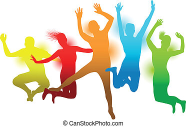 People jumping Clipart and Stock Illustrations. 30,120 People jumping ...