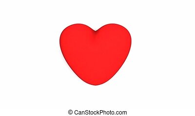Broken heart. Heart broken into pieces animation. | CanStock