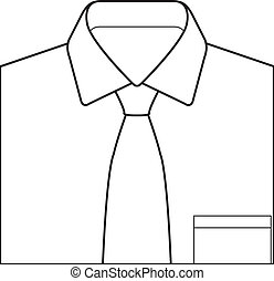 Image 70 of White Shirt And Tie Clipart