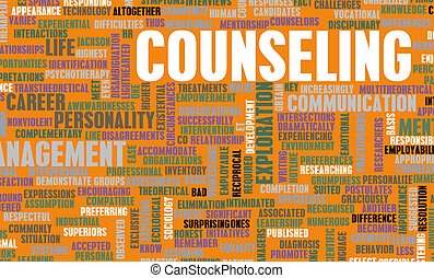 Clipart of Relationship counseling - Word cloud concept illustration of ...