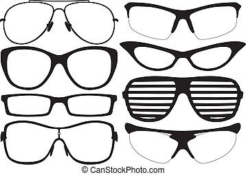 Black glasses Clip Art Vector Graphics. 61,278 Black glasses EPS ...