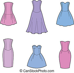 Summer dress Stock Illustrations. 9,382 Summer dress clip art images ...