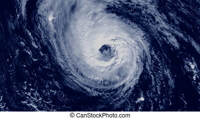 Db hurricane 01. Large cloud hurricane animation, satellite perspective. |  CanStock
