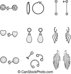 Earrings Illustrations and Stock Art. 4,968 Earrings illustration