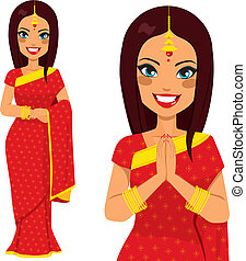 Saree Illustrations and Clipart. 336 Saree royalty free illustrations ...