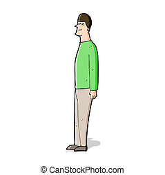 Clip Art Vector of cartoon tall man csp17731663 - Search Clipart