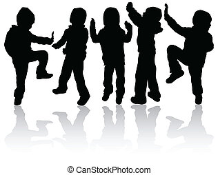 Boy silhouette Vector Clipart EPS Images. 42,753 Boy silhouette clip ...