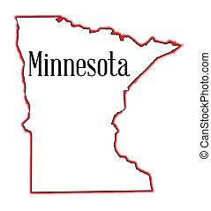 State minnesota Vector Clipart Royalty Free. 236 State minnesota clip ...