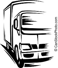 Black white truck Clip Art Vector Graphics. 5,771 Black white truck EPS ...