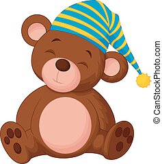 Vector Clip Art of Sweet Dreams Teddy Bear - Image representing a sweet ...