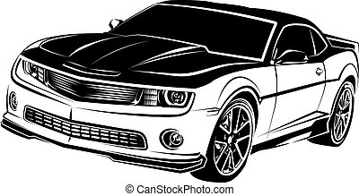 Muscle car Vector Clip Art EPS Images. 1,766 Muscle car clipart vector ...