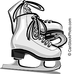 Figure skates Vector Clipart EPS Images. 3,675 Figure skates clip art ...