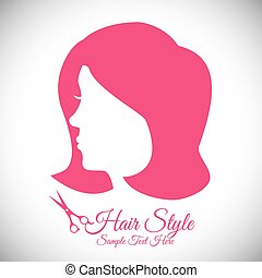 hairdressing icon design, vector illustration eps10 graphic