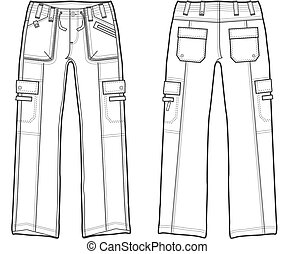 Trousers Vector Clip Art EPS Images. 6,040 Trousers clipart vector ...