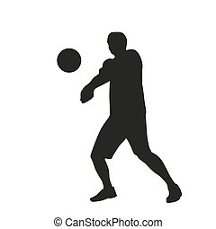 Volleyball player Clipart Vector and Illustration. 2,750 Volleyball ...