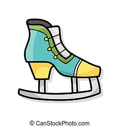 Vector Clip Art of ROLLER SKATES csp16021716 - Search Illustration