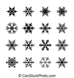 Vector Clipart of Black and White Hanging Christmas Ornament Made of ...