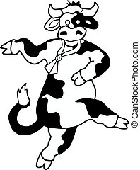 Holstein cow Clip Art Vector Graphics. 121 Holstein cow EPS clipart ...