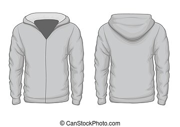 EPS Vector of Hoodie vector template. - Template vector illustration of ...