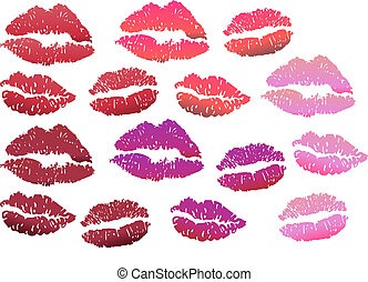 Puckered lips Vector Clipart Royalty Free. 181 Puckered lips clip art ...