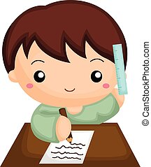 Thinking diligent Vector Clip Art Illustrations. 36 Thinking diligent ...