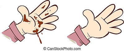 Dirty hands Vector Clip Art Royalty Free. 12,908 Dirty hands clipart ...