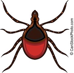 Dog tick Clipart and Stock Illustrations. 124 Dog tick vector EPS ...