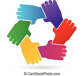 Teamwork hands Vector Clipart Illustrations. 18,279 Teamwork hands clip ...