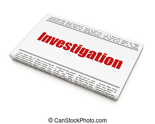 Stock Illustration of Investigation. Information Background ...