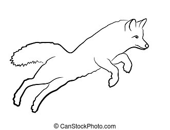 Jumping fox Clipart Vector Graphics. 111 Jumping fox EPS clip art ...