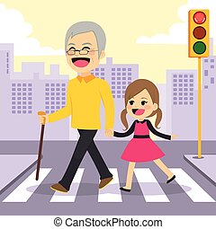 Help cross the street Illustrations and Stock Art. 38 Help cross the ...