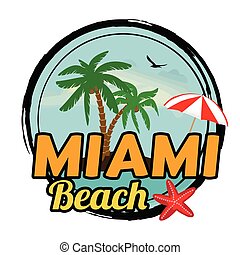 Miami beach Stock Illustrations. 1,091 Miami beach clip art images and ...