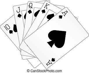 Straight flush Clip Art and Stock Illustrations. 407 Straight flush EPS ...