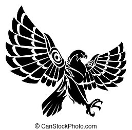 Eagle tattoo tribal Stock Photos and Images. 1,492 Eagle tattoo tribal ...