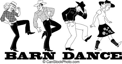 barn dance clip art free - photo #27