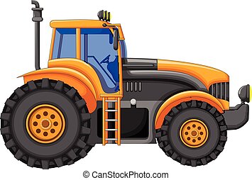 Yellow tractor Vector Clipart EPS Images. 1,999 Yellow tractor clip art ...