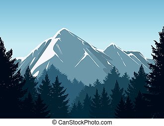 Pine forest Clipart Vector and Illustration. 8,930 Pine forest clip art ...