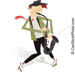 Saxophonist Illustrations and Stock Art. 591 Saxophonist illustration