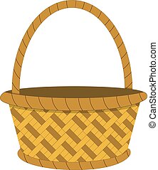 Wicker basket Clip Art Vector Graphics. 1,614 Wicker basket EPS clipart ...