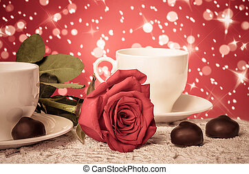 Résultat de recherche d'images pour "rose et chocolat chaud"