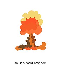 Clipart of comic mushroom - mushroom with comic face csp0550651