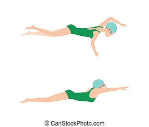 Breaststroke Illustrations and Stock Art. 298 Breaststroke illustration ...