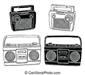 Boom box Vector Clipart EPS Images. 12,777 Boom box clip art vector