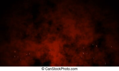 Background of fire particles for hallowen. | CanStock