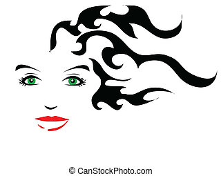 Long hair Illustrations and Clip Art. 18,964 Long hair royalty free