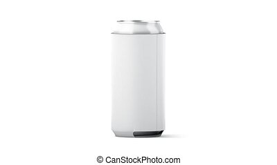 Printable 50 WHITE Blank Can Holders Huggies Coolers Sublimation Collapsible 