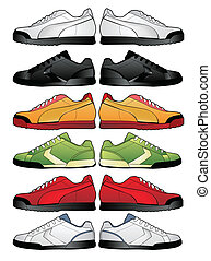 Athletic shoes Illustrations and Clip Art. 5,256 Athletic shoes royalty