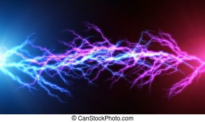 Blue And Red Lightning Arc Electric Discharge Creative Abstract 3d Render Illustration Of The Blue And Red Lightning Arc Hit Canstock